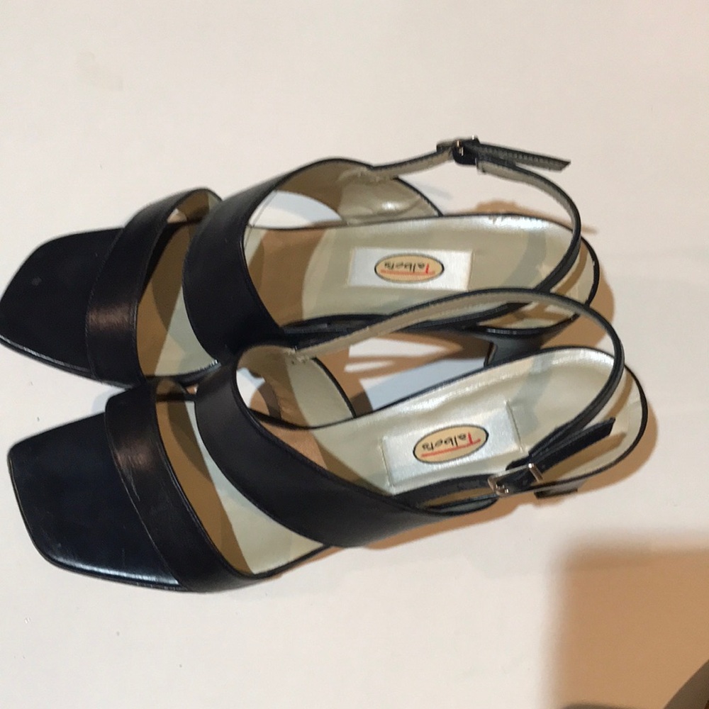 Talbots Black Women's Sandals 7.5 medium